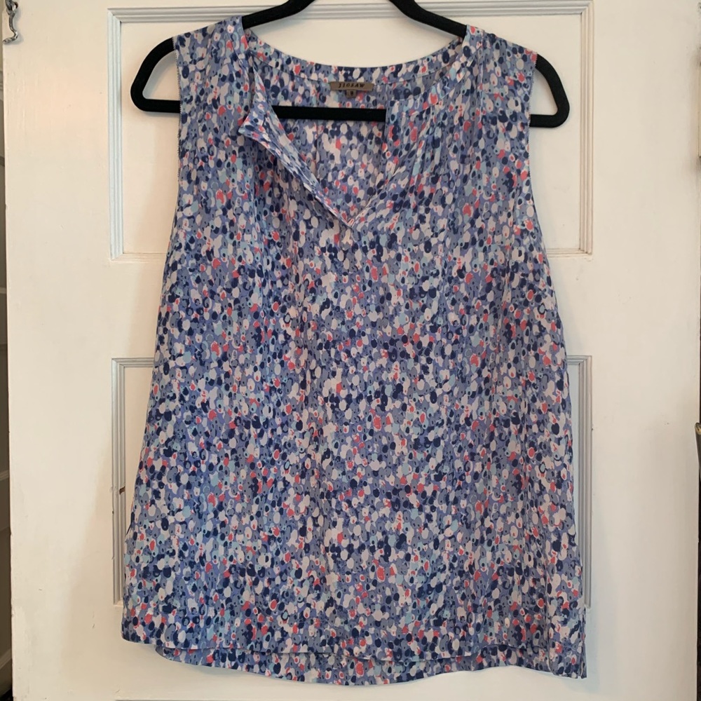 Jigsaw London sleeveless silk top